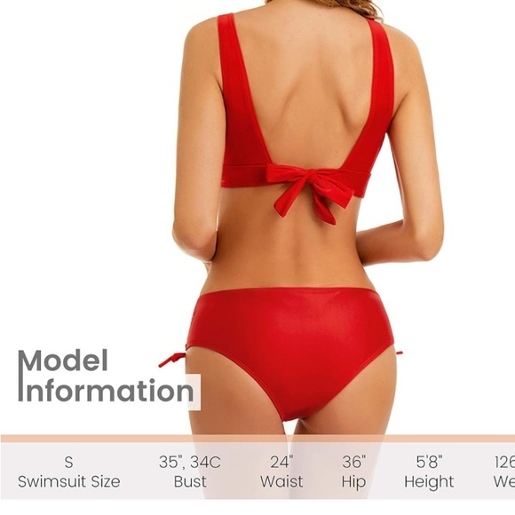 Side Tie Bikini Set Size X-LARGE NWT - Picture 4 of 5